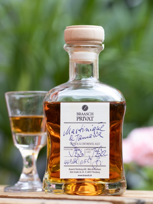 Braasch Privat: Martinique & Jamaica Rum, 15 Jahre gereift · 0,5L