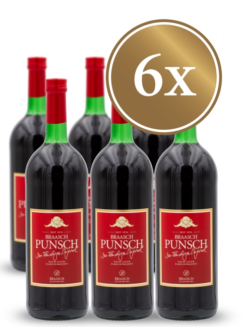 6 x Braasch Punsch à 1,0L