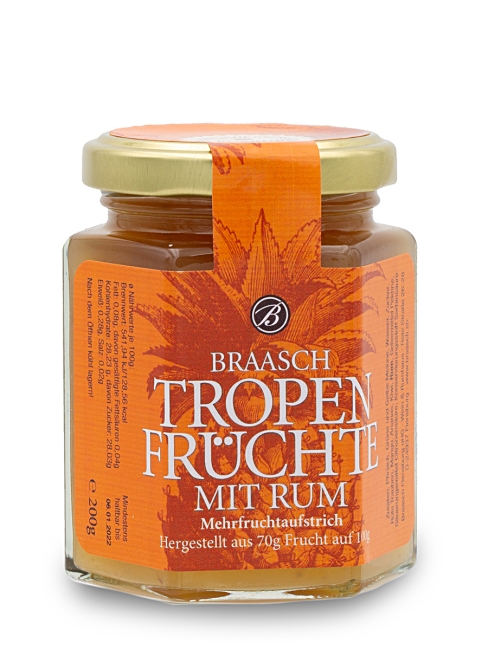 Braasch Tropenfrüchte Mehrfruchtaufstrich 200g