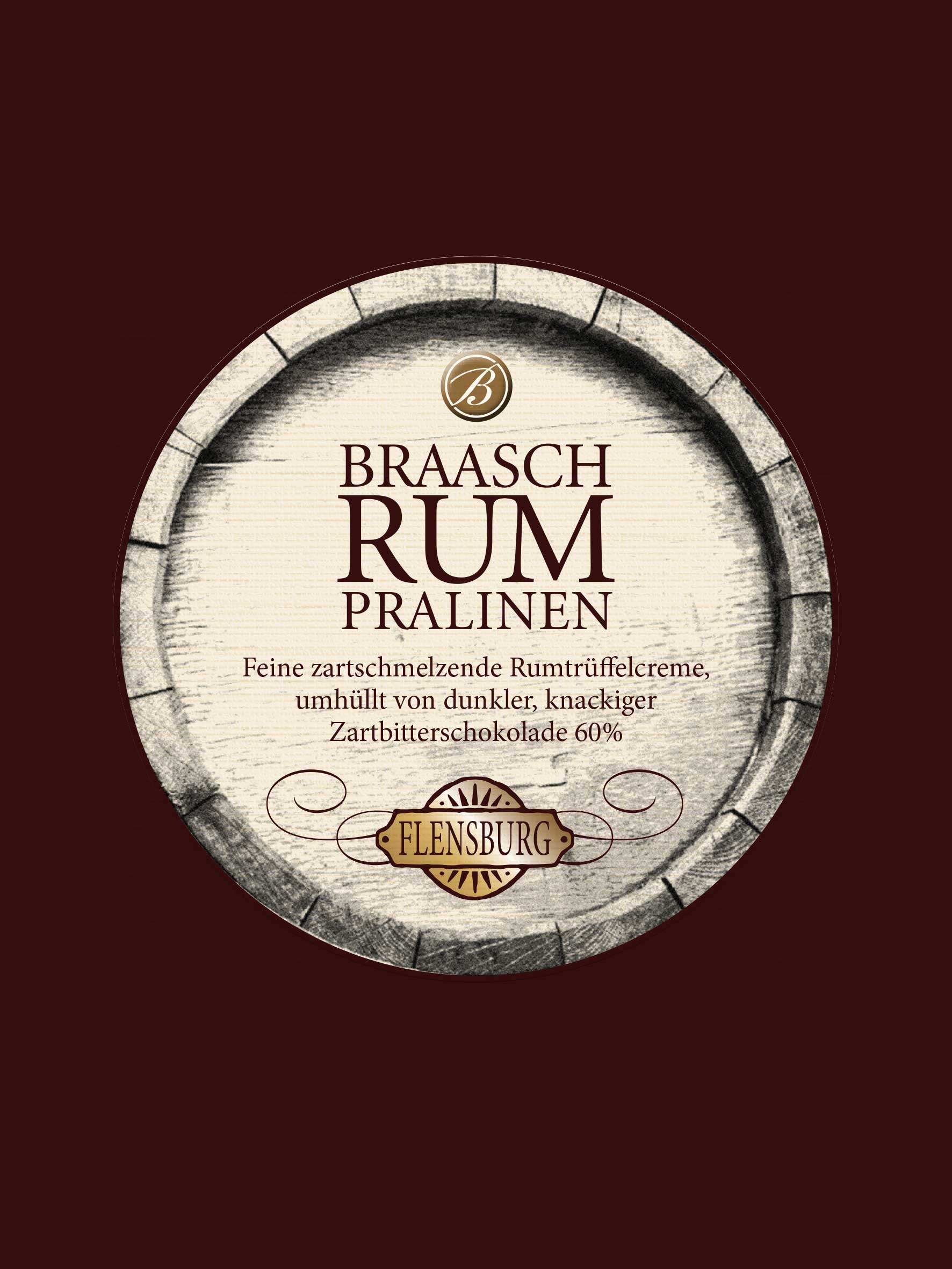 Braasch Rum-Pralinen in edler Präsentschachtel · (4 Stück)