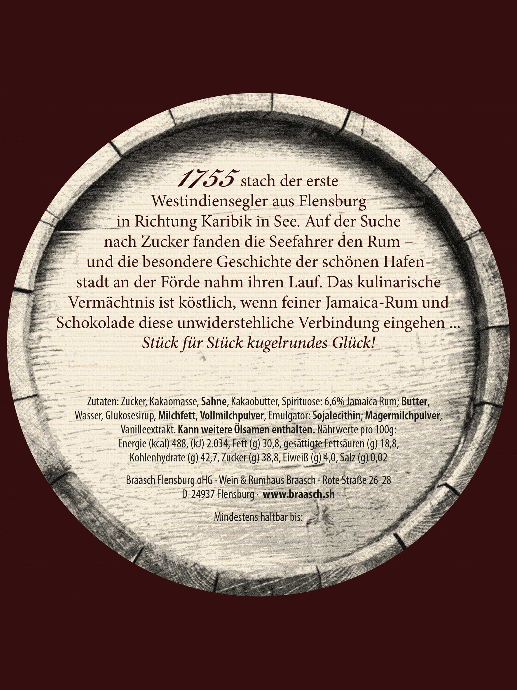 Braasch Rum-Pralinen in edler Präsentschachtel · (42 Stück)