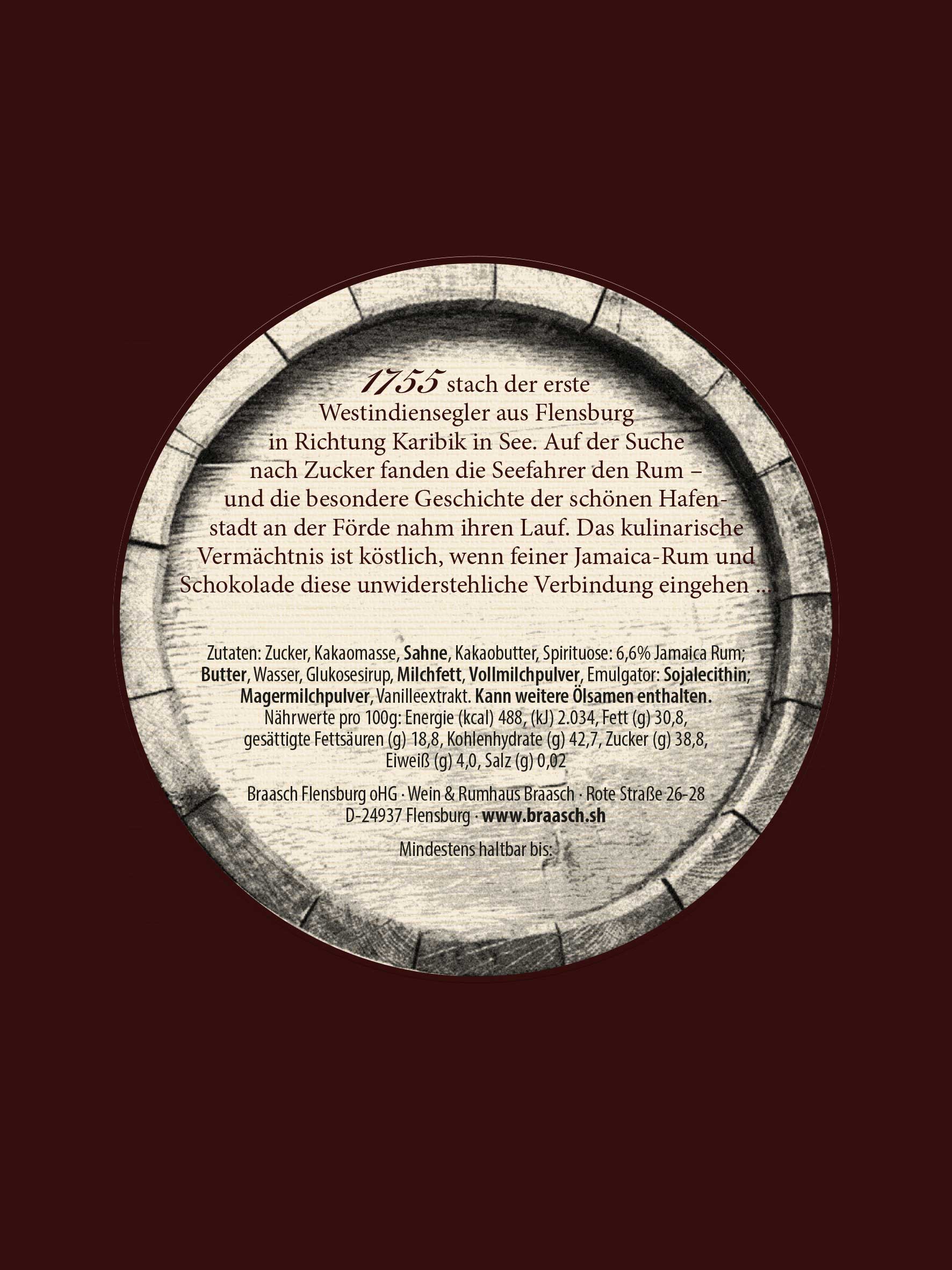 Braasch Rum-Pralinen in edler Präsentschachtel · (9 Stück)