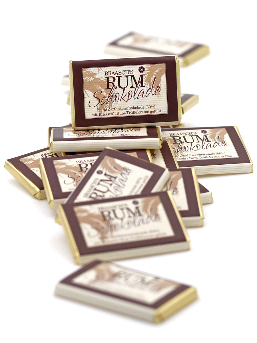 Braasch's Rum Schokolade 10g Braasch's Rum Schokolade 10g